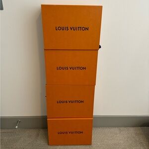 Louis Vuitton Boxes empty comes with Ribbon L-14 H-10 Width 5
